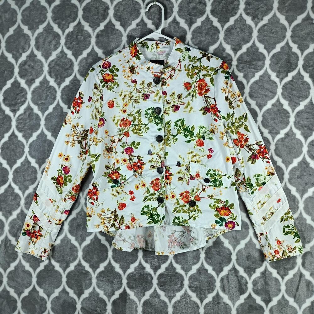 Disney Alice Through the Looking Glass Jacket Women Size Medium Floral